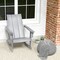Costway Patio Adirondack Rocking Chair All Weather HDPE Porch Rocker 330lbs Grey Outdoor